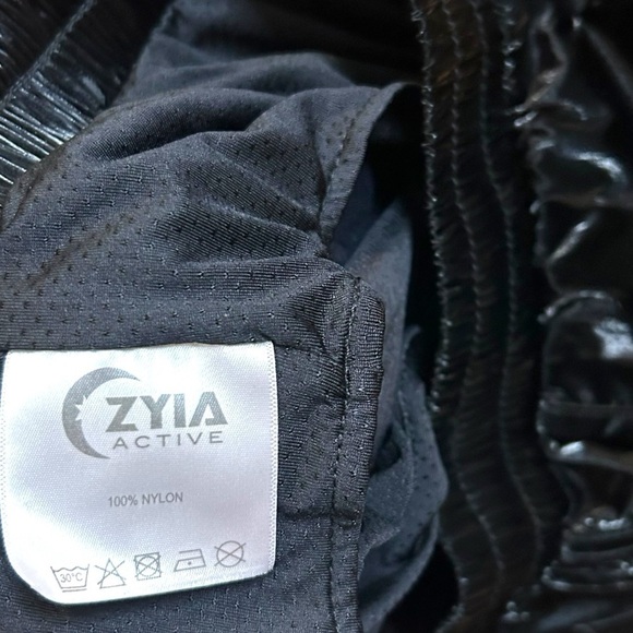 ZYIA - Midnight Bomber Gloss Athletic Shorts - Picture 12 of 16